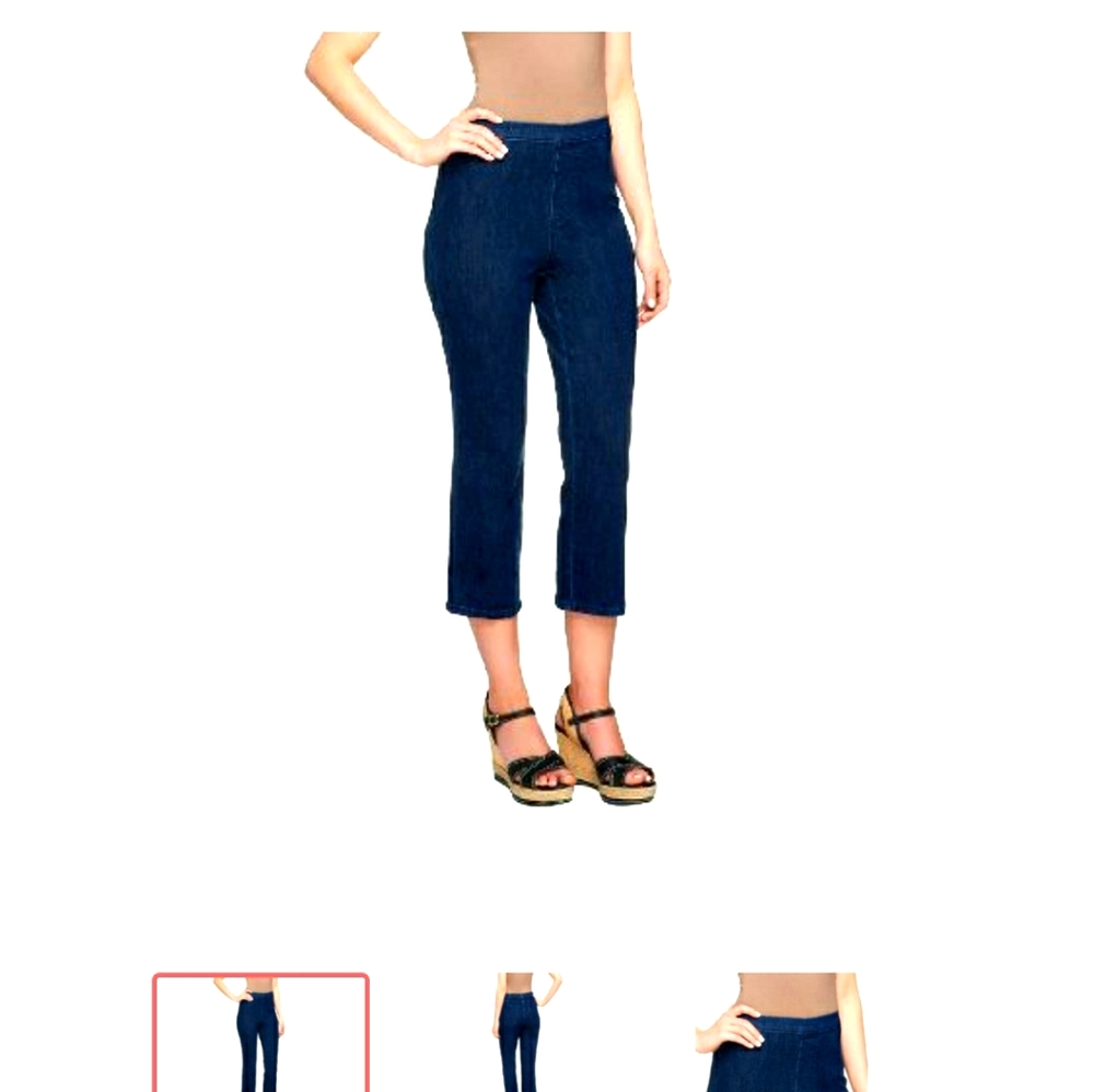 Isaac Mizrahi Live 24/7 capri jeans 12p